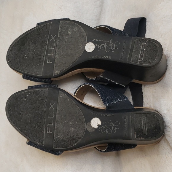 Life Stride Navy Blue Wedges - Picture 5 of 6